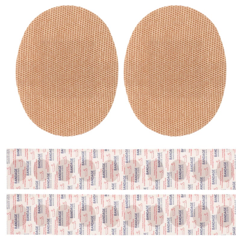 Breathable Elastic Fabric Bandages 50pcs Oval 32x25mm Wound Patches For Joint Protection - Image 2
