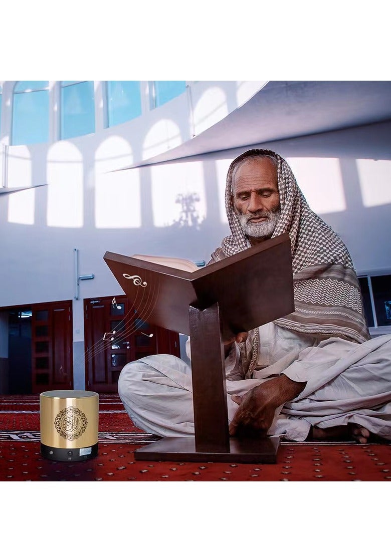 إيكوانتو مكبر صوت للقرآن الكريم مزود بتقنية البلوتوث مع جهاز تحكم عن بعد SQ200 رمادي/أسود - Image 3