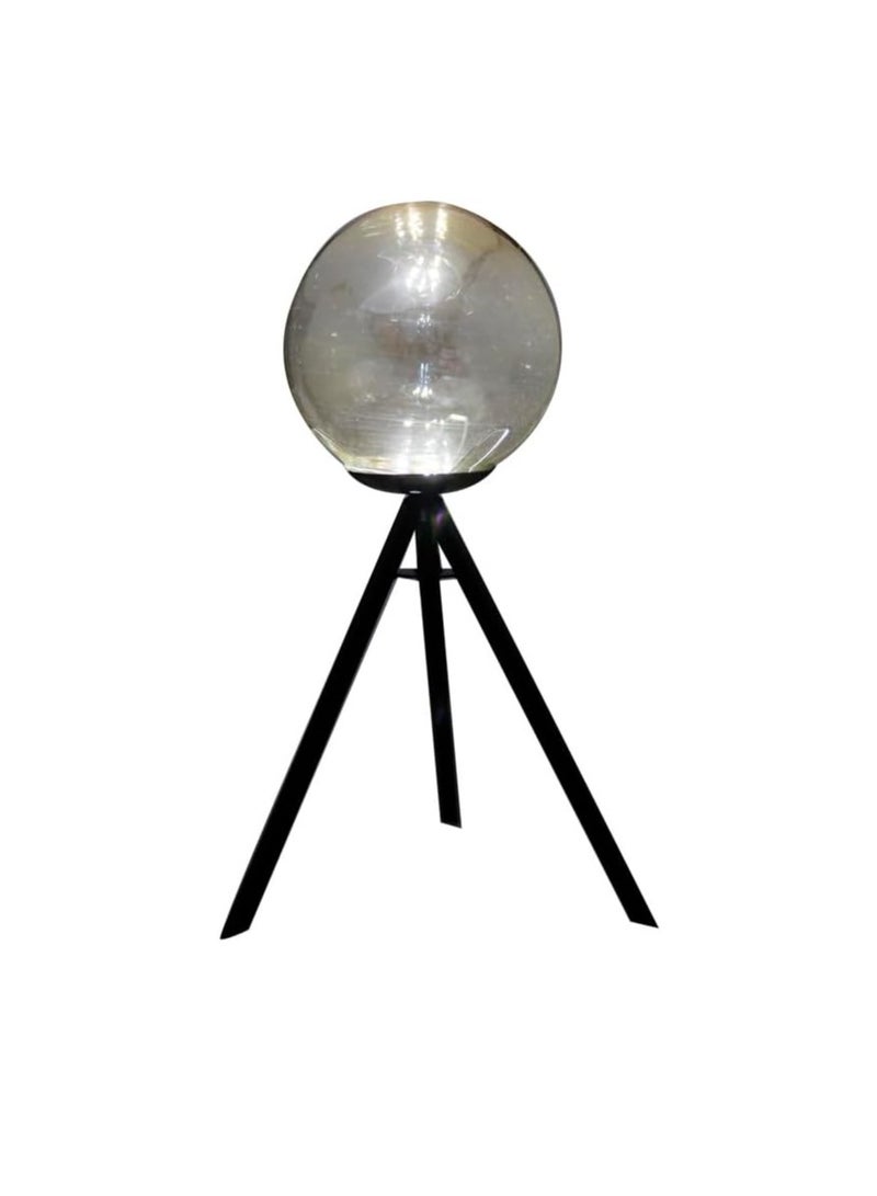 Modern Metal 3 Legs with Glass White, Black UnSaLi-29 - Image 2