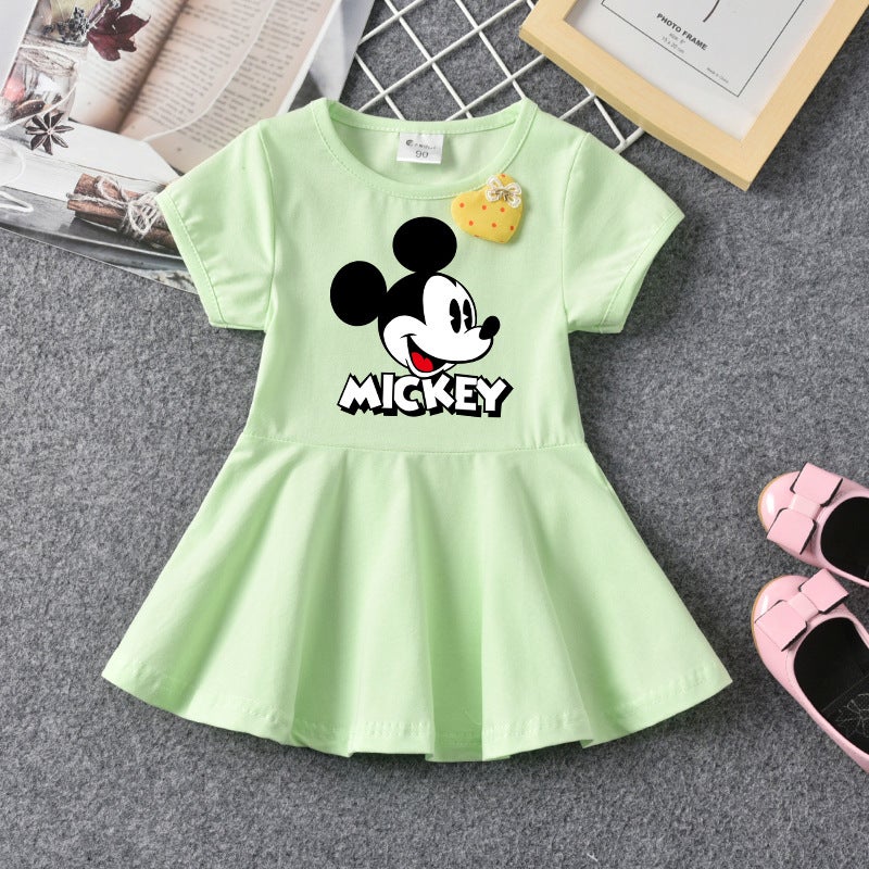 Baby Girl'S Dress 2023 Summer Korean Style Baby Clothes Girl'S Dress Summer One Year Old Western Style Children'S Princess Dress - Image 1