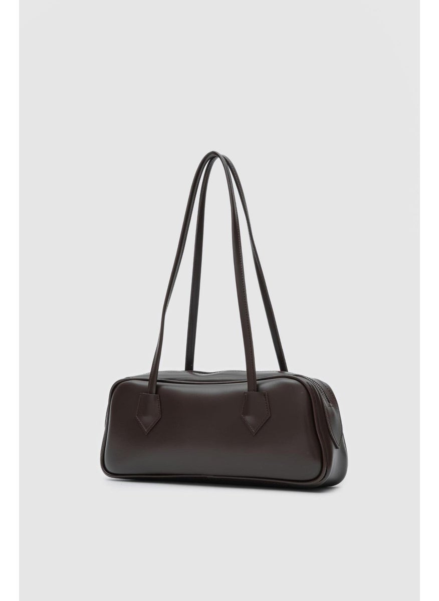 Shule Bags Boheme Bitter Brown Vintage Baguette Bag  - Image 2