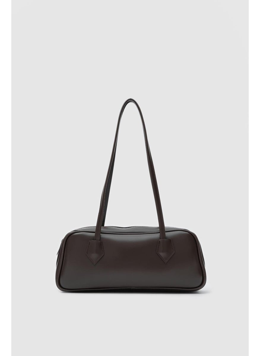 Shule Bags Boheme Bitter Brown Vintage Baguette Bag  - Image 1