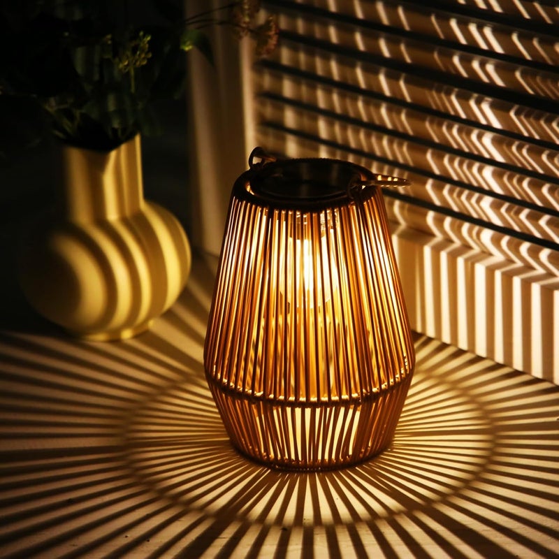 KagoLing Solar Lantern Outdoor Waterproof Light for Outside Hanging - Woven Lamp Decoration for Garden, Yard, Patio, Porch, Trees, Lawn, Pathway, 1 Pack - Image 1