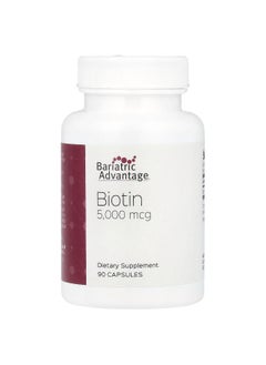 Bariatric Advantage Bariatric Advantage, Biotin , 5,000 mcg, 90 Capsules  - Image 1