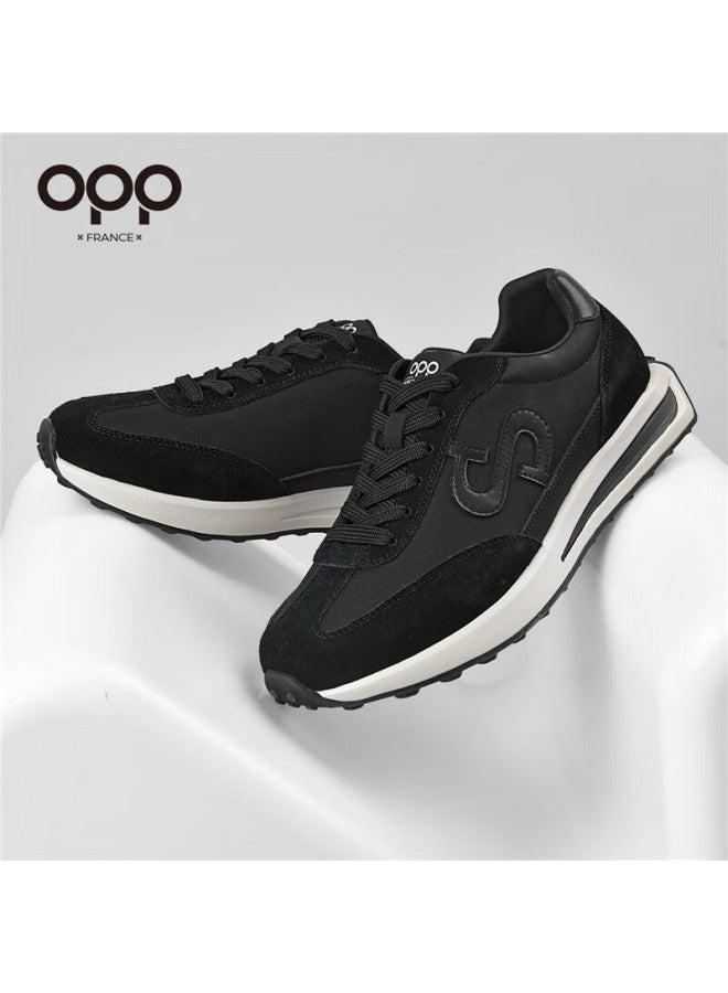 Opp Qiao Zhenyu Casual Men's Sports Running Shoes, Dexun Agan Versatile Men's Shoes D001 Black Size 42 - Image 2