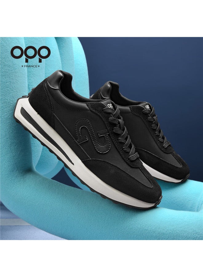 Opp Qiao Zhenyu Casual Men's Sports Running Shoes, Dexun Agan Versatile Men's Shoes D001 Black Size 42 - Image 3