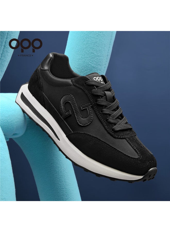 Opp Qiao Zhenyu Casual Men's Sports Running Shoes, Dexun Agan Versatile Men's Shoes D001 Black Size 42 - Image 5