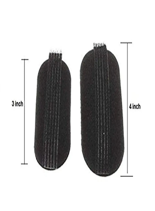 VSAKSH 3 Pairs Black Sponge Volume Bump Inserts Bump It Up Hair Clip Insert Hair Styling Tool Bun Maker Hair Accessories For Girls/Women - Image 3