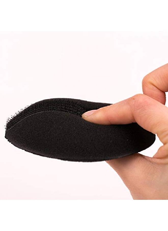 Teensery - 4 Pcs Black Bump It Up Volume Hair Base Styling Insert Tool Hair Clip Volume Padding Bun Updo Hair Bun Maker Hair Accessories For Women Girls - Image 1