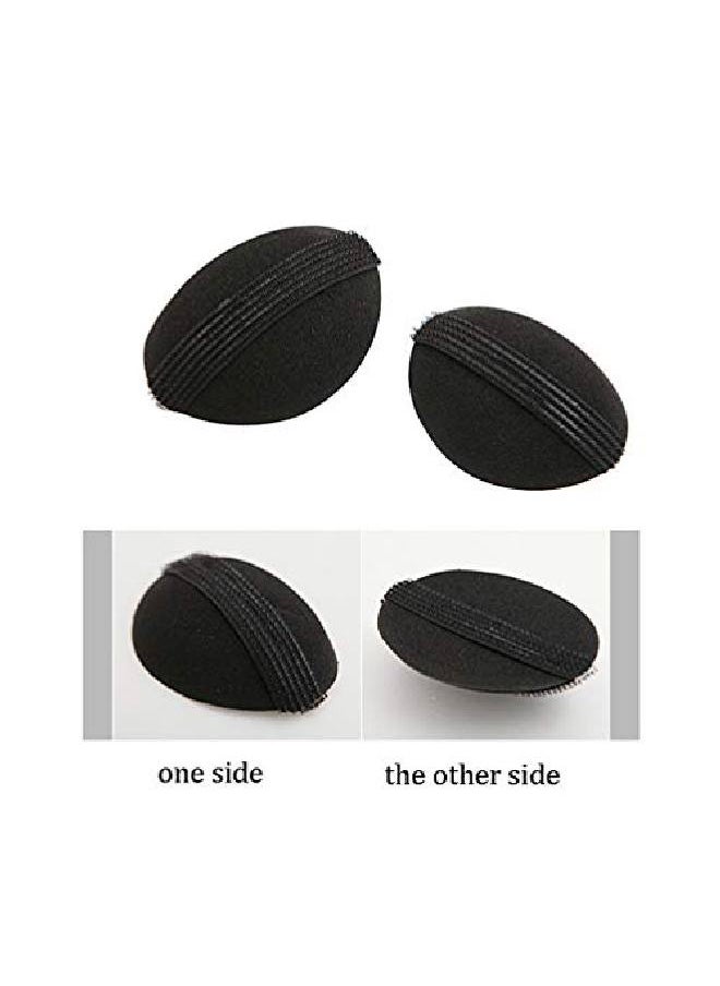 Teensery - 4 Pcs Black Bump It Up Volume Hair Base Styling Insert Tool Hair Clip Volume Padding Bun Updo Hair Bun Maker Hair Accessories For Women Girls - Image 1