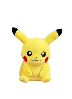 Cute and Cozy Plush Yellow Pikachu, Super Soft Plush Toy, Perfect for Play and Display (Sitting 20cm)