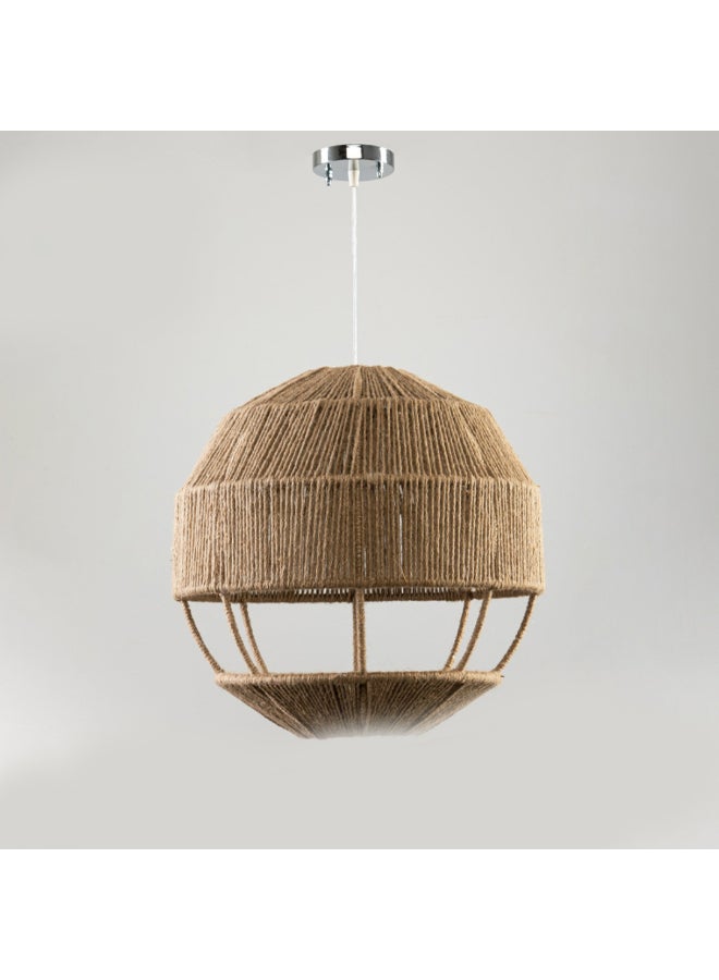 tbshomelamp Jute-Boho Celling Lighting Beige  40x40 cm  - Image 2