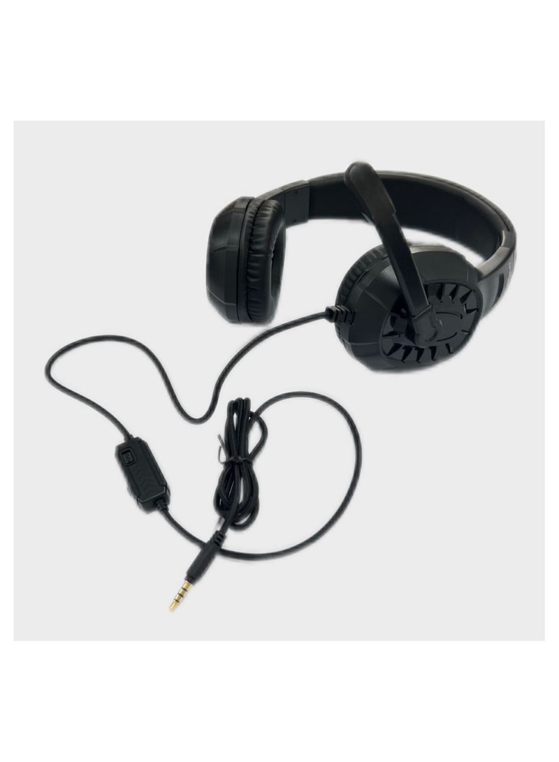 wired black color headset from Pro Yard