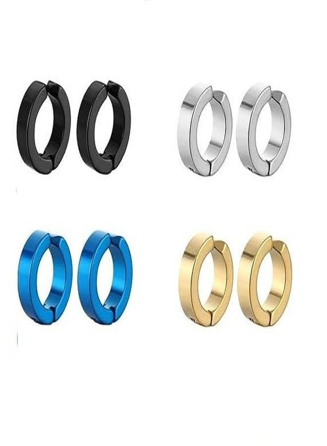CResha Magnetic Non-Piercing 316L Stainless Steel Studs Earrings for Men | Women | Boys | Girls - Image 3