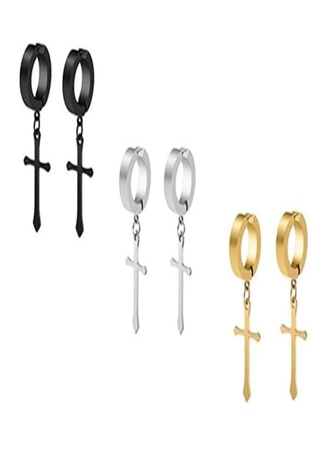 CResha Magnetic Non-Piercing 316L Stainless Steel Studs Earrings for Men | Women | Boys | Girls - Image 2