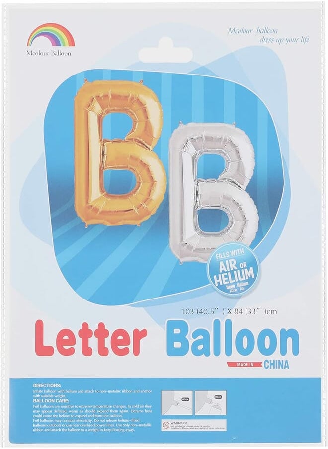 Mcolour Balloon Foil Balloon - Letter B, Gold - pzsku/Z80658480ECCC685B051DZ/45/_/1718141802/f023db90-adf4-4651-8a2d-b4098f1dcb1e