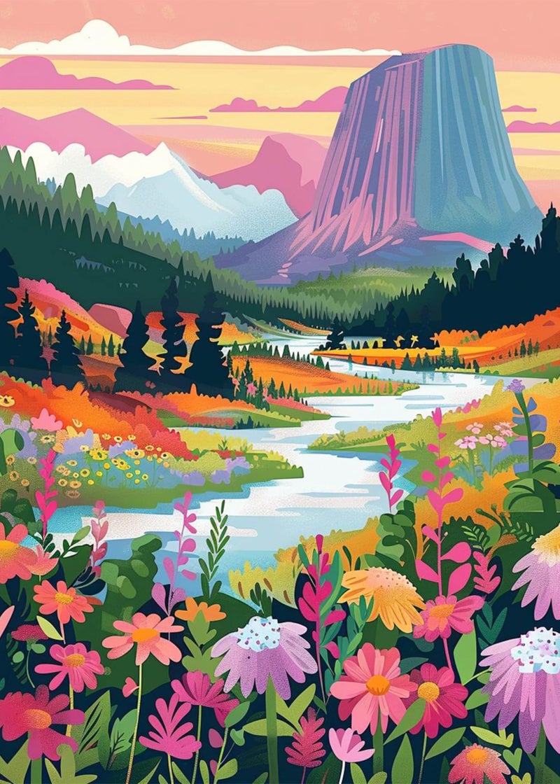 Legrace Scenery Diamond Art Painting Kits for Adults - Full Drill Diamond Dots Paintings for Beginners, Round 5D Paint with Diamonds Pictures Gem Art Painting Kits DIY Adult Crafts Kits 12x16inch - Image 1