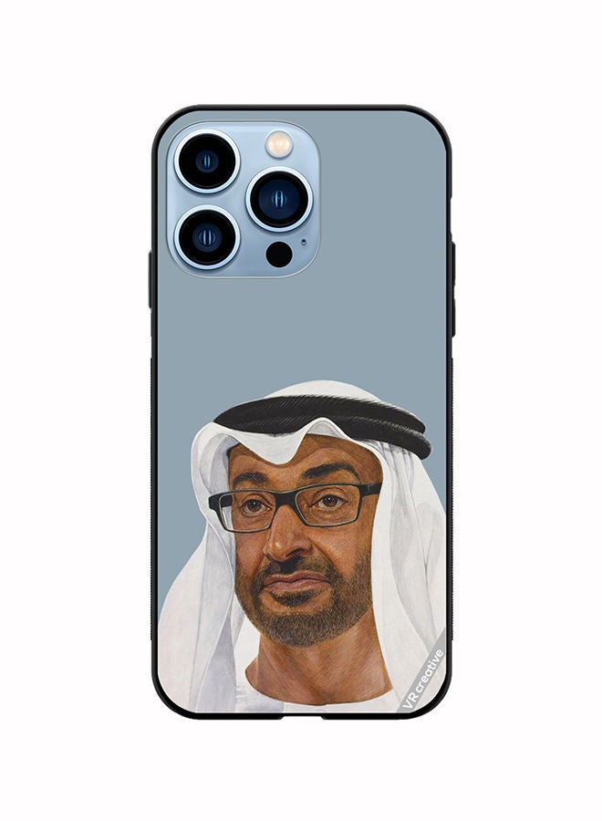 VR CREATIVE Protective Case Cover For Apple iPhone 13 Pro Sheikh Mohamed Bin Zayed Al Nahyan Design Multicolour - Image 1
