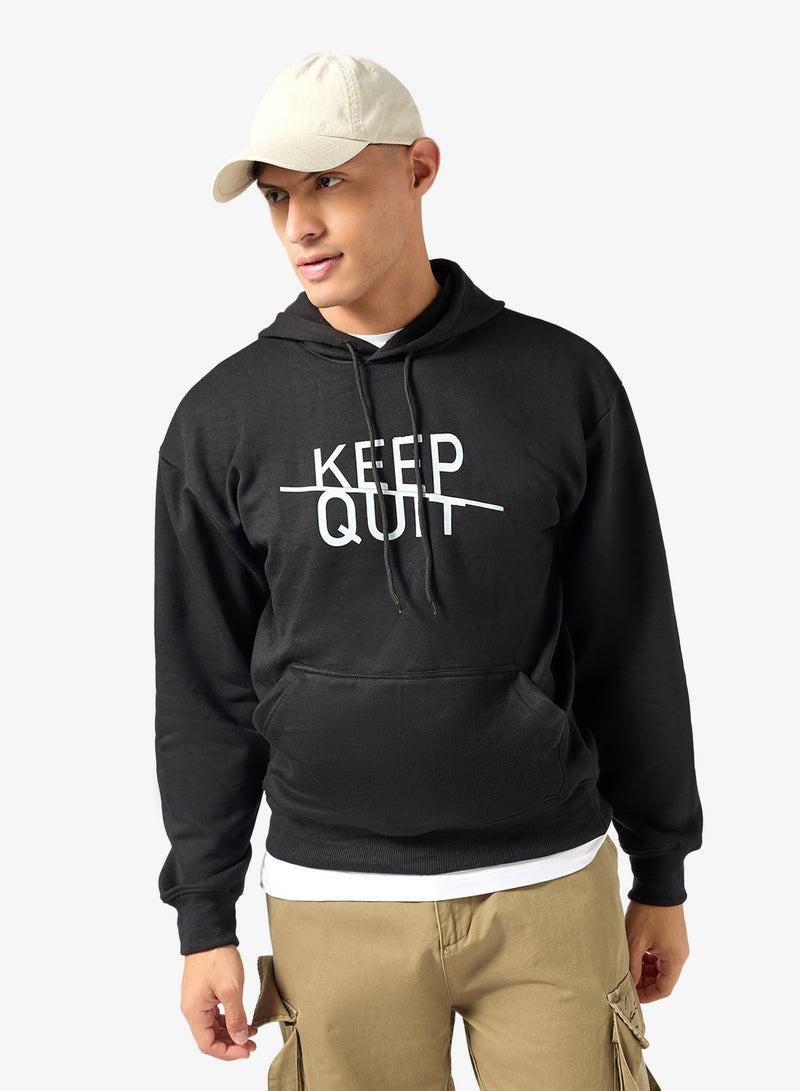 Seventy Five Graphic Print Hoodie - Image 1