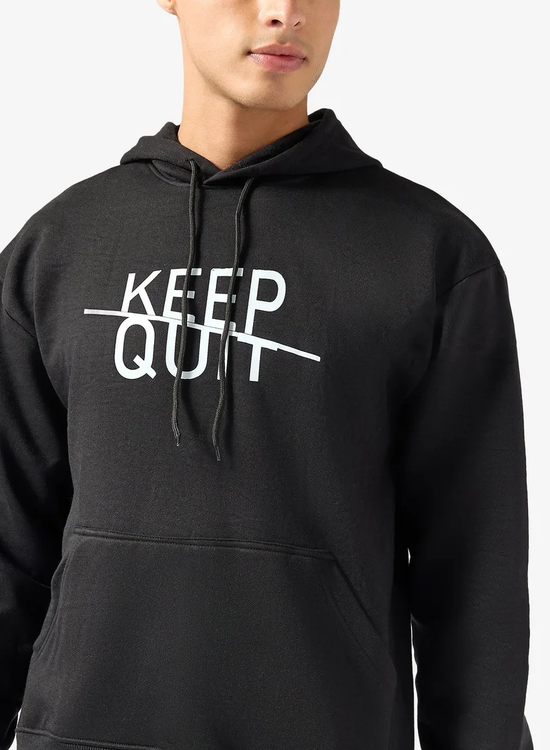 Seventy Five  Graphic Pullover Hoodie for Men | Best Price UAE