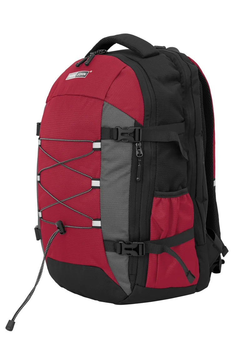 PARAJOHN Parajohn 18 Inch School Bag for Boys & Girls, Lightweight Backpack for School & Daily Use,Red