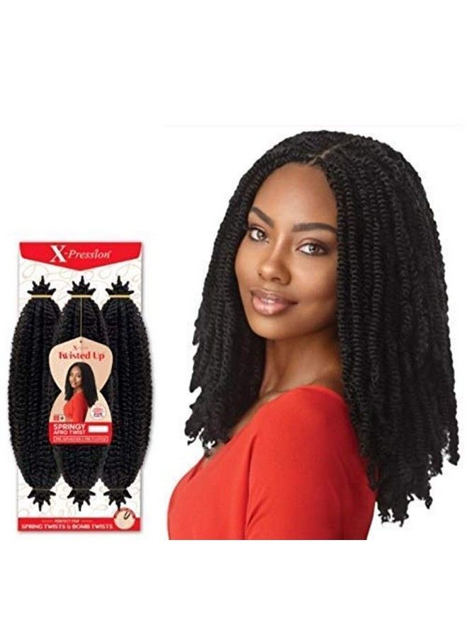 DEFLECTAIR Multi Pack Deals! Outre Synthetic Braid X Pression Twisted Up 3X Springy Afro Twist 24" (2Pack 1) - Image 3