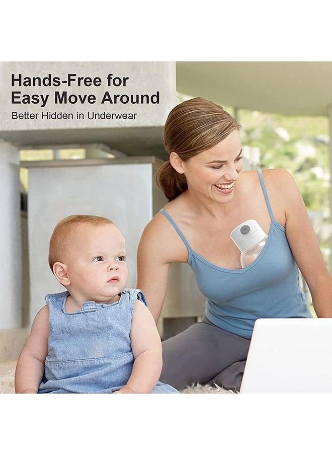 Arabest - Wearable Breast Pump Hands Free Painless Breast Pump with Memory Function Low Noise Breast Pump with 2 Mode , 9 Levels - Image 1