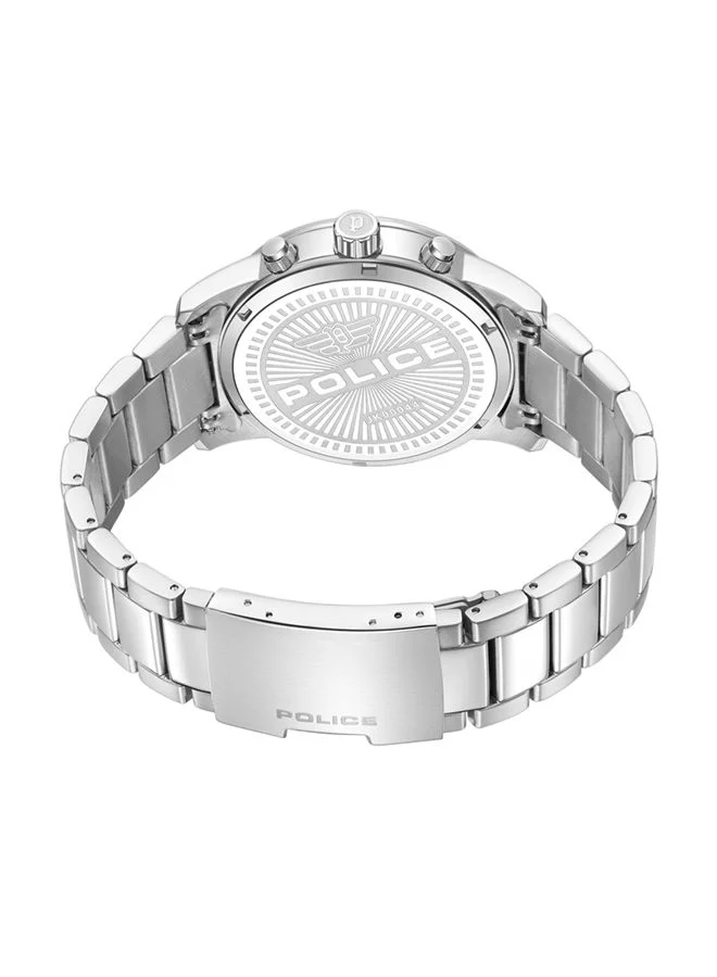 بوليس POLICE - Avondale Watch For Men Blue Dial With Silver Bracelet - PEWJK0004404