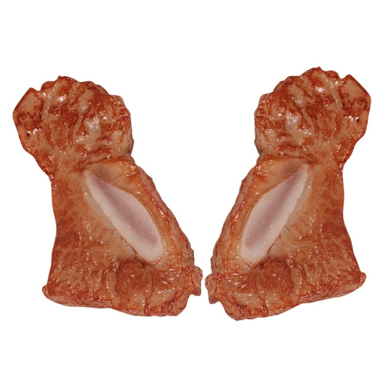 2 Pcs Fake Ribs Toy Model For Play Food Home Decor Prop - Image 2
