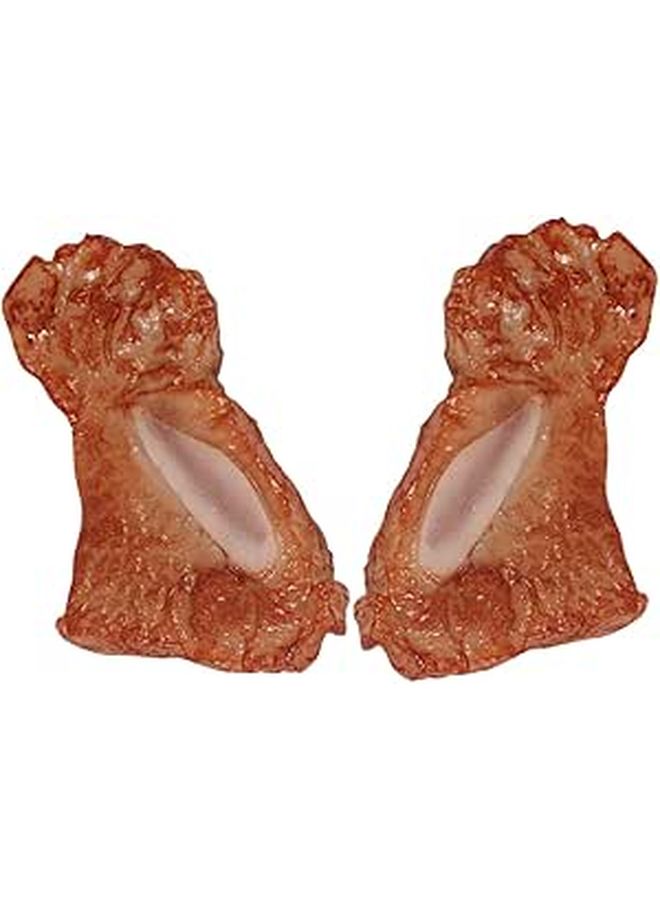 2 Pcs Fake Ribs Toy Model For Play Food Home Decor Prop - Image 1
