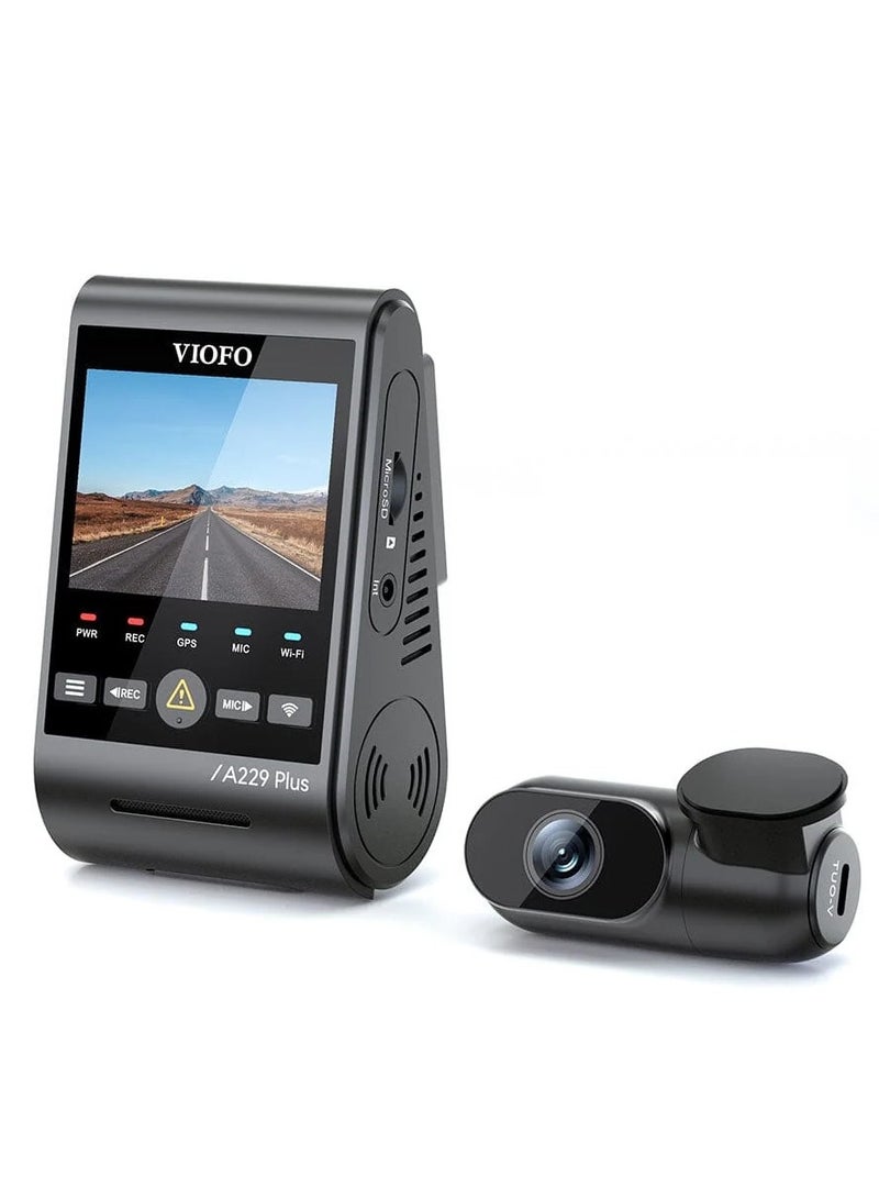 فيوفو داش كام أمامية 2K وخلفية 2K | شاشة 2.4 بوصة | حساس سوني ستارفيس 2 | VIOFO A229 PLUS 2CH - Image 2