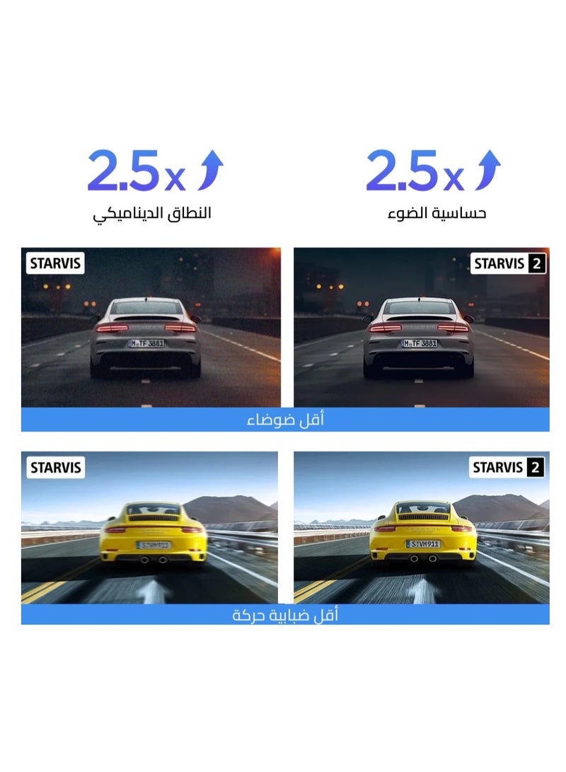 فيوفو داش كام أمامية 2K وخلفية 2K | شاشة 2.4 بوصة | حساس سوني ستارفيس 2 | VIOFO A229 PLUS 2CH - Image 5