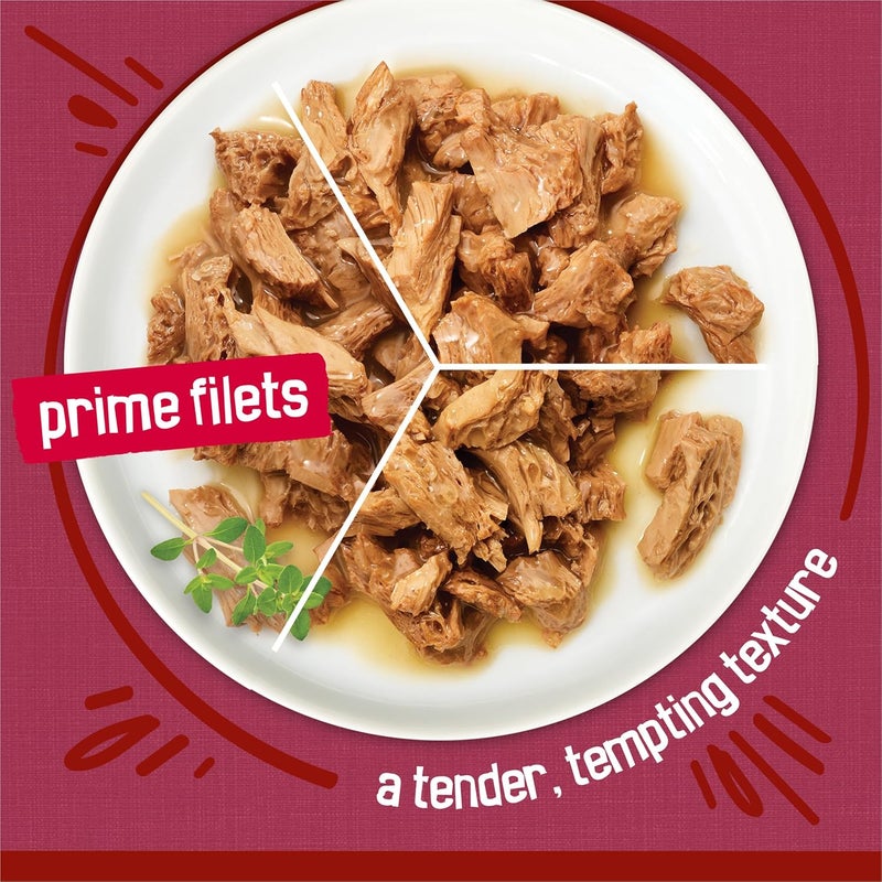 Friskies Prime Fillets Meaty Favourites Cat Food - 24 Cans of 160ml Each - Image 4