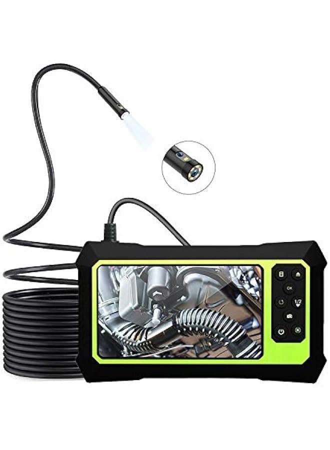 HOOKOR 16.5FT/5M Upgraded Endoscope Camera with Lights and LCD Screen,1080P Pro HD Borescope Camera 4.3 Inch LCD Screen Inspection Camera, IP67 Waterproof Snake Camera, 6 Bright LED Lights - Image 1