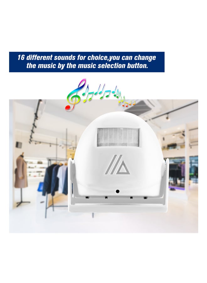 جهاز إنذار لاسلكي بجرس لاستشعار الحركة للباب أبيض 23x4.5x13Ø³Ù†ØªÙŠÙ…ØªØ± - Image 5