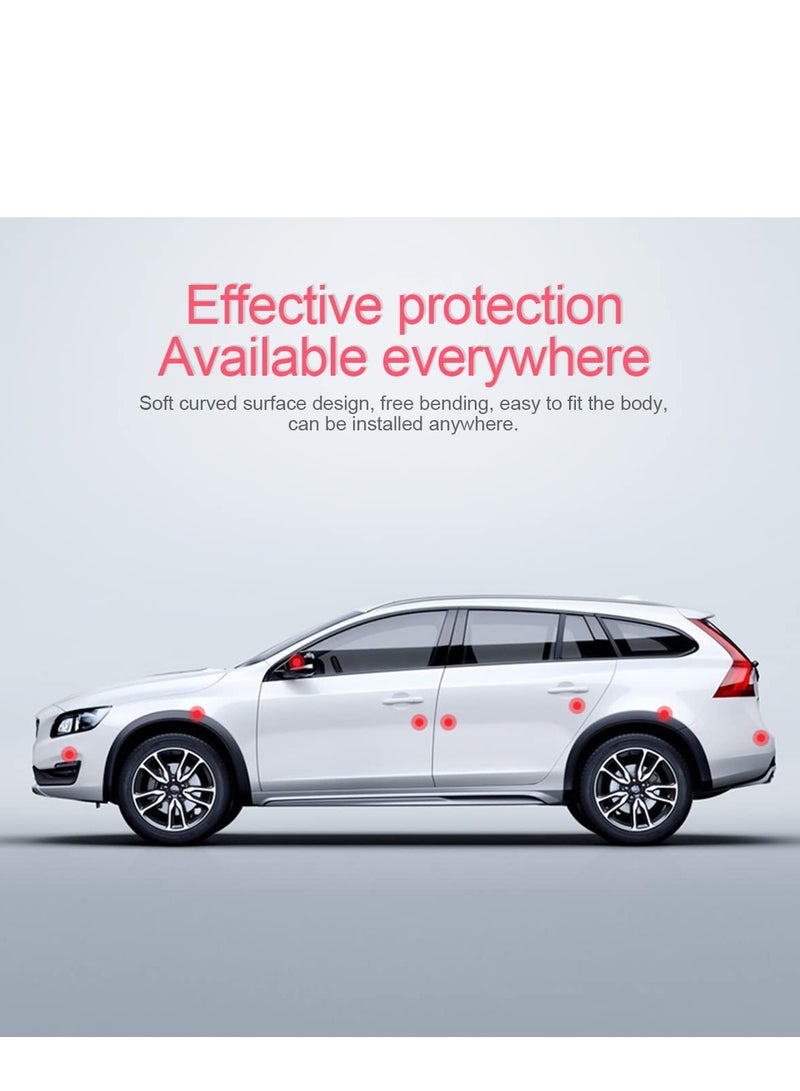 Excefore Car Door Handle Scratch Protector, Car Door Handle Scratch Protector Car Door Edge Guards, Automotive Exterior Car Crystal Rhinestone Bling Car Accessories for All Cars, Multicolor - Image 4