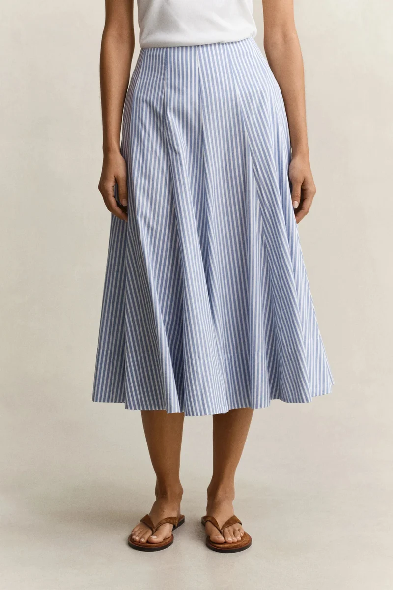 Gant  Striped Cotton Midi Skirt for Women | Best Price UAE