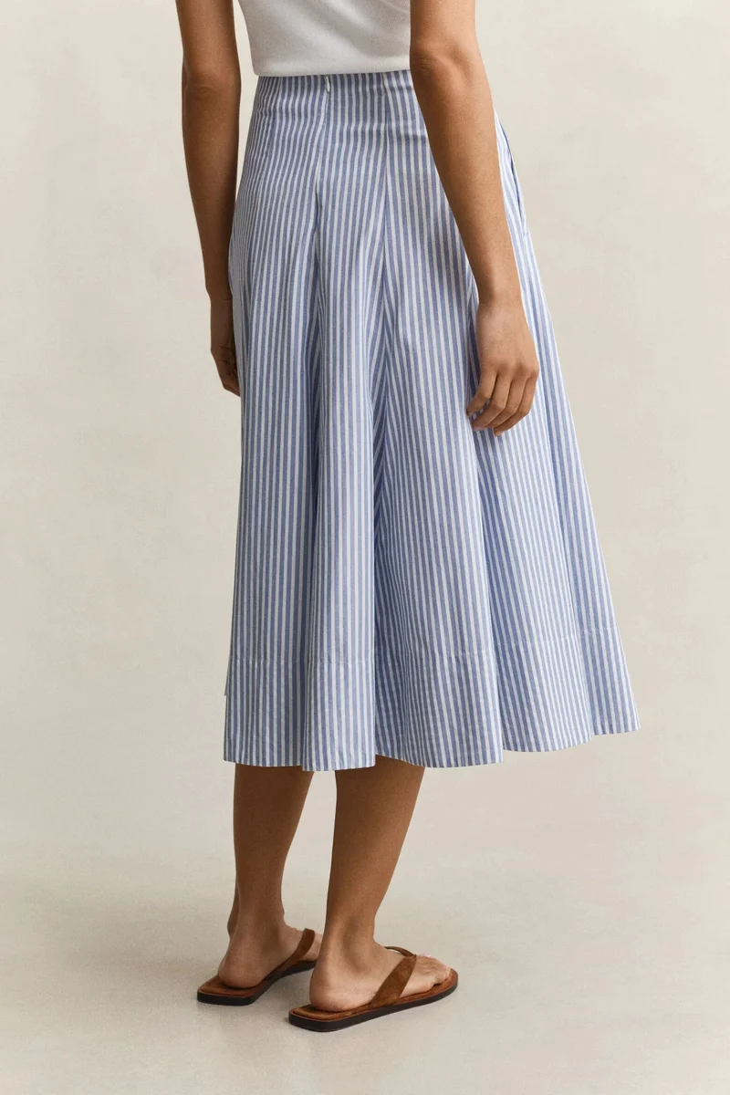 Gant  Striped Cotton Midi Skirt for Women | Best Price UAE