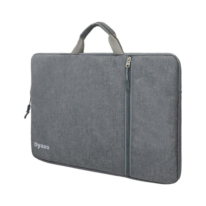 Dyazo 13.3 Inch Laptop Sleeve/Cover With Handle & Accessories Pocket Compatible For MacBook Air/Pro 14 / M1,HP Envy 13,Chromebook & other Notebooks Laptops (Grey) - Image 2