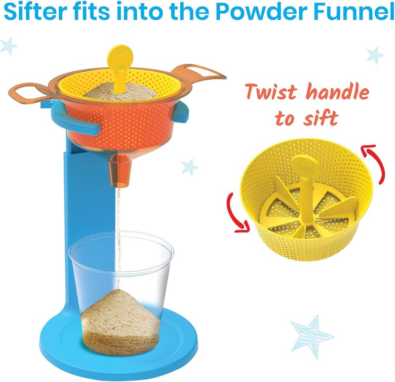 hand2mind hand2mind Starter Science Funnels Science Lab Equipment Sifting Toys Sand Sifter Water Table Toys Sensory Play Toys Educational Science Kits Kids Chemistry Set Science Supplies for Classroom - Image 3