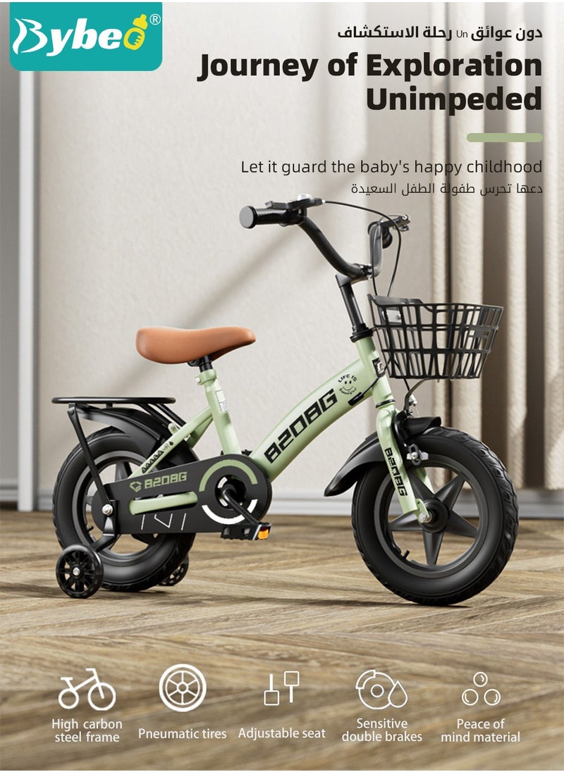 Kids Bike, Toddler Balance Bike with 16-inch Wheels, Training Bicycles, Kids' Road Bicycles with Training Wheels, Hand Brake and Basket,  for Ages 4 to 10 Years Boys Girls - pzsku/Z806639F372ED444F499EZ/45/_/1701488760/ce0f0d00-ad9b-4088-91c5-0fe095540c72