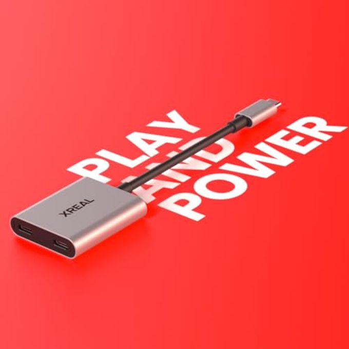 XREAL Hub, Power And Play Adapter, Power Your Ar Glasses While Charging Your Source Device, Like Steam Deck, Rog Ally, Switch, Iphone 15 Or Android Phone, Support 45W Fast Charging And 120Hz - Image 2