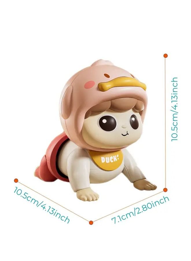 Pink Electric Crawling Doll Interactive Moving Arms Soft Plush Body Toddler Gift - Image 3