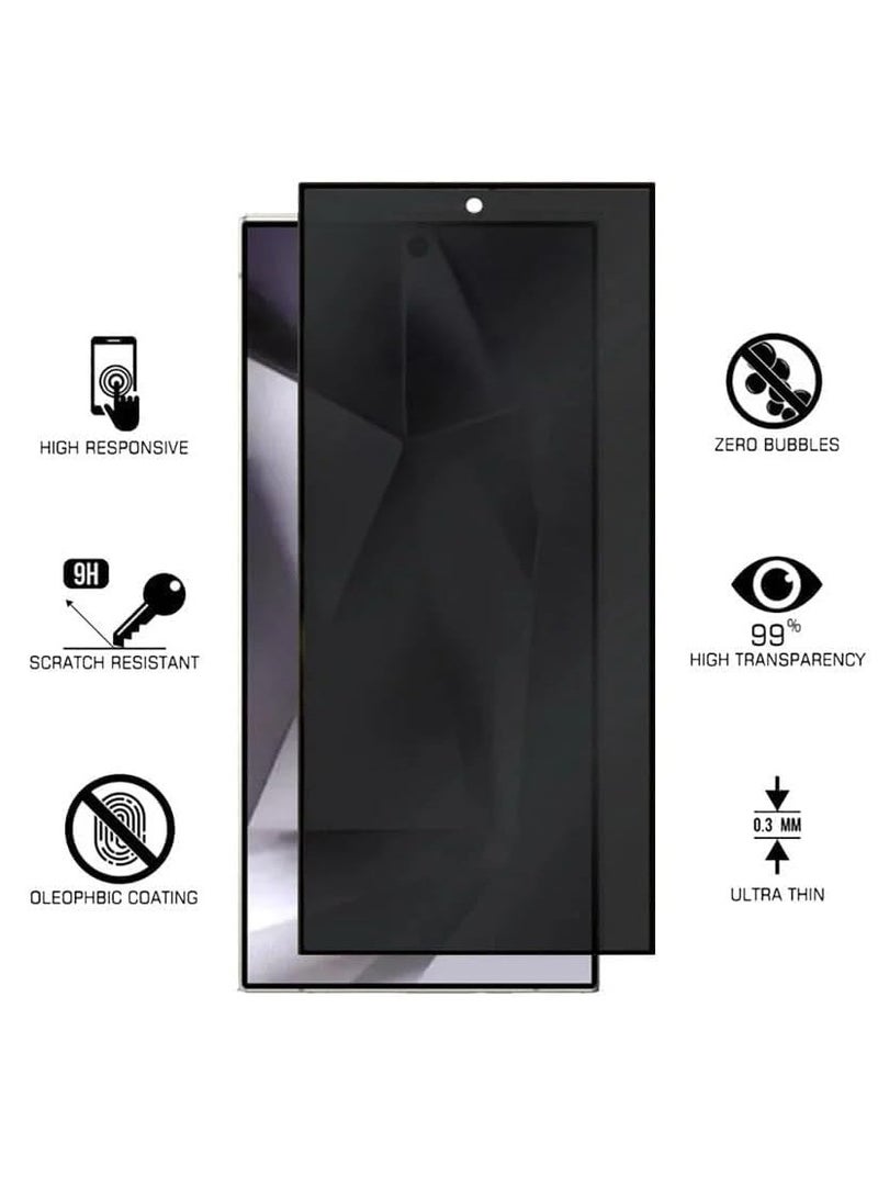 اسكرين زجاج فامية لحماية الشاشة والخصوية لهاتف سامسونج جالاكسي اس 24 الترا Samsung Galaxy S24 Ultra - Image 2