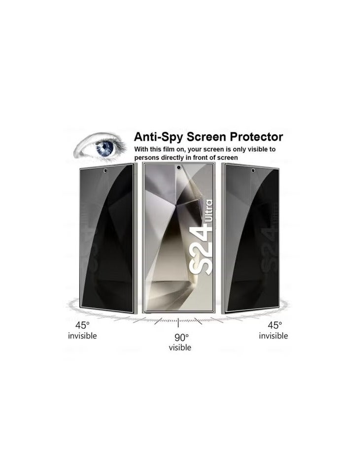 اسكرين زجاج فامية لحماية الشاشة والخصوية لهاتف سامسونج جالاكسي اس 24 الترا Samsung Galaxy S24 Ultra - Image 3