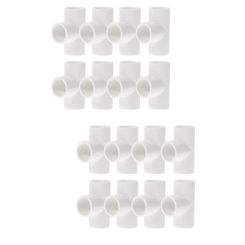 20 pcs Fitting 1/2 Inch Tee Corner Fitting Tent Greenhouse Pvc Fitting - Image 1