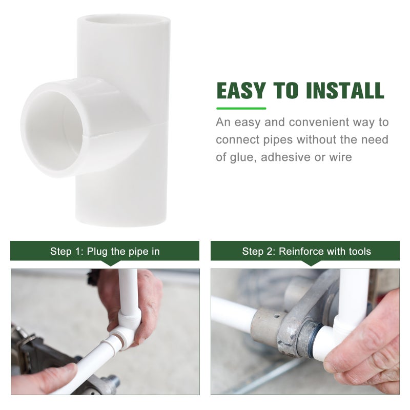 20 pcs Fitting 1/2 Inch Tee Corner Fitting Tent Greenhouse Pvc Fitting - Image 4