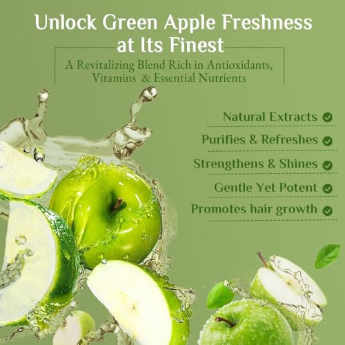 RICHFEEL Green Apple Shampoo 100 Ml Pack Of 2, 2 Count - Image 4