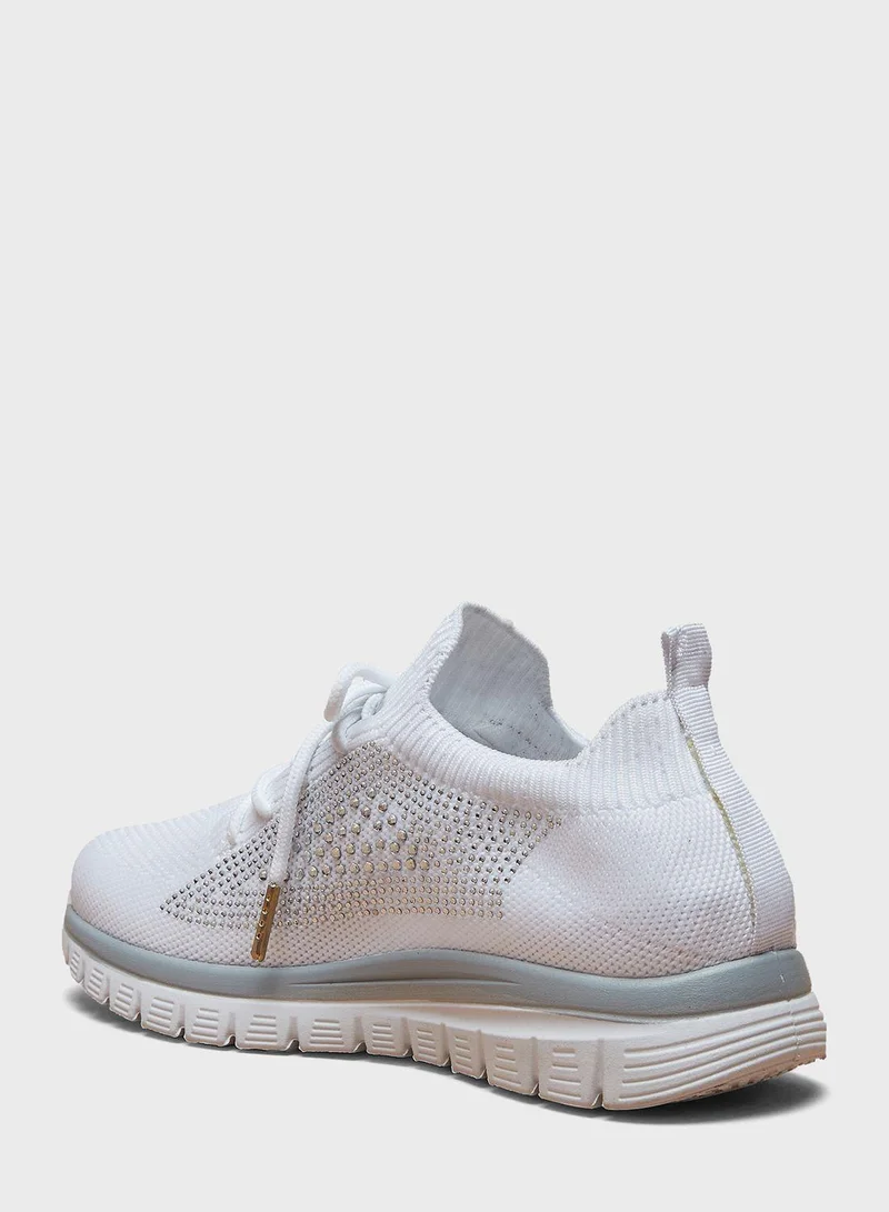 shoexpress Lace Up Low Top Sneakers