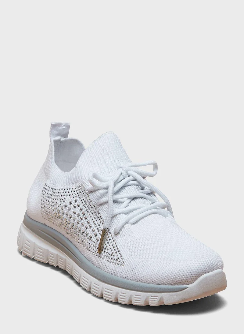 shoexpress Lace Up Low Top Sneakers